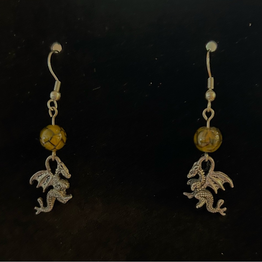 Dragon earrings